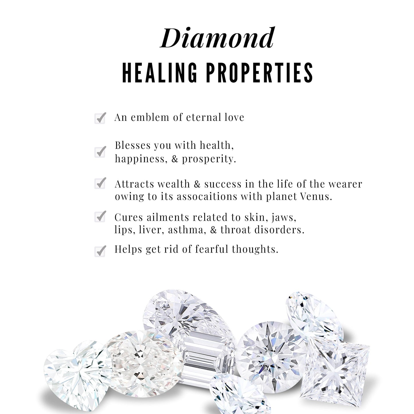 Natural Diamond Infinity Jewelry Set for Women