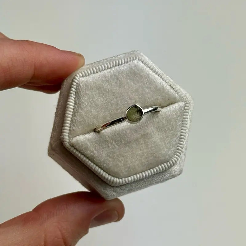Moldavite Rings