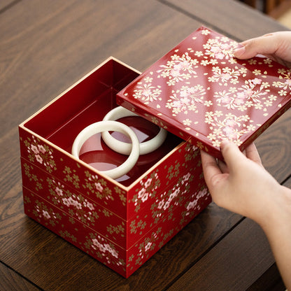 Japanese Style Multi-layer Jewelry Box Wedding Gift