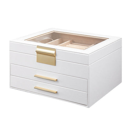Drawer Type Jewelry  Large Capacity Storage Box Ring
