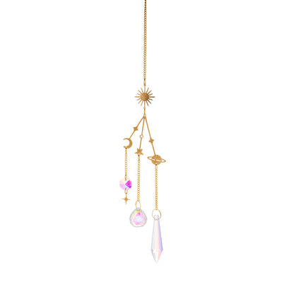Galaxy Crystal Sun Catcher Lighting Wind Chime Pendant