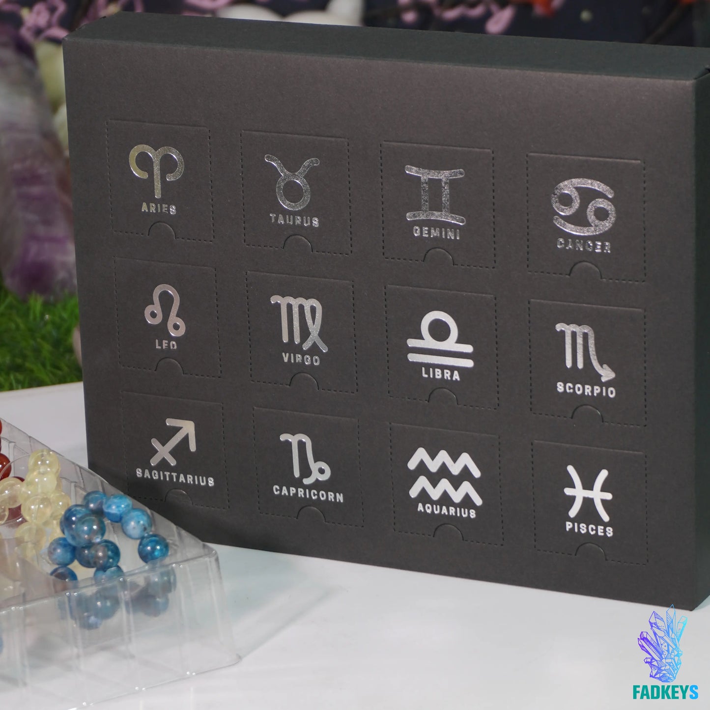 Twelve Zodiac Crystal Bracelets