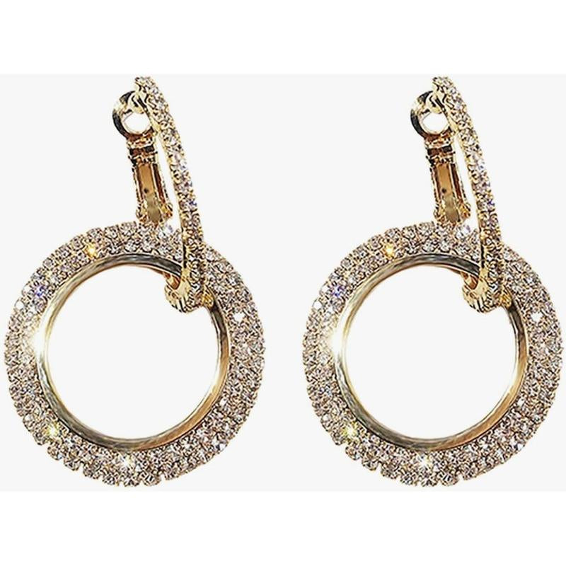 18K Gold-Plated Circle Earring