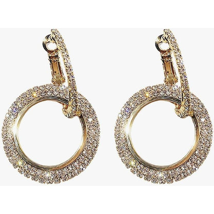 18K Gold-Plated Circle Earring
