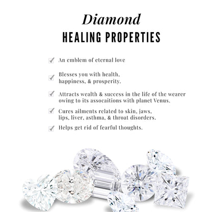 Natural Diamond Infinity Jewelry Set for Women