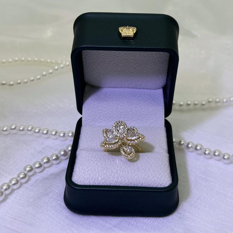 Adjustable Floral Ring