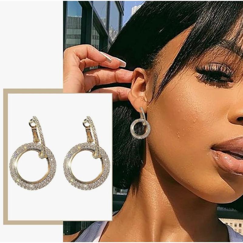 18K Gold-Plated Circle Earring
