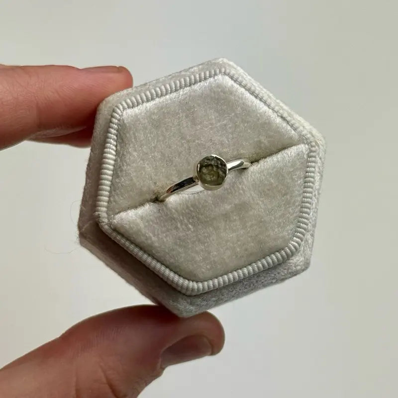 Moldavite Rings
