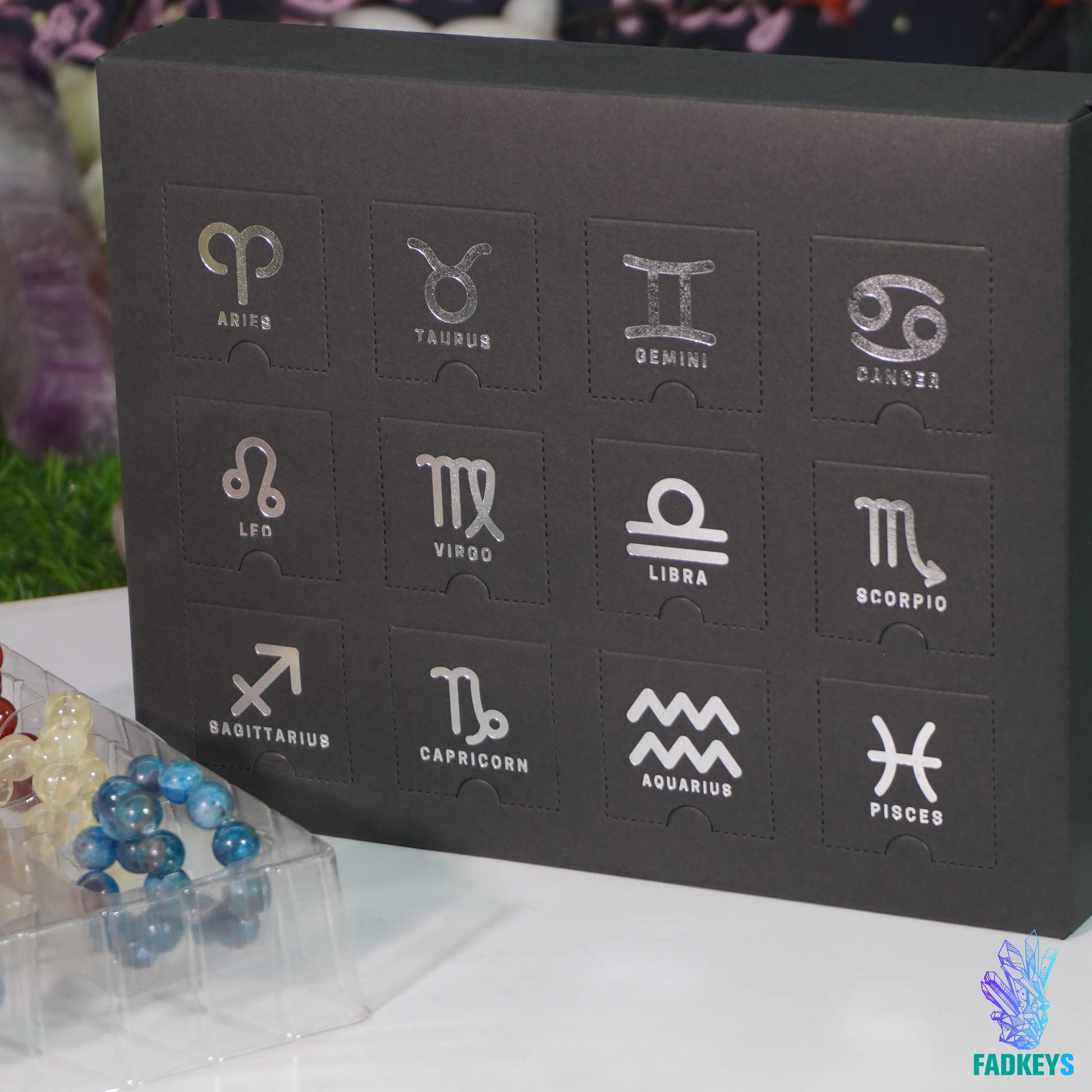 Twelve Zodiac Crystal Bracelets